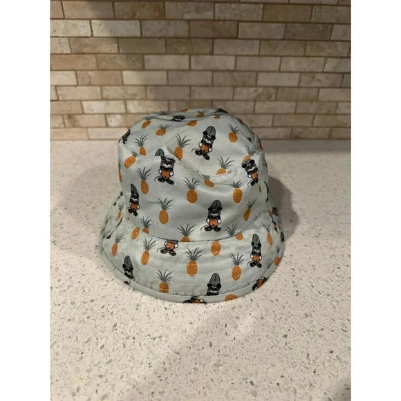Disney Mickey Mouse Toddler Boys Reversible Gray Bucket Style Swim Hat h2 - Picture 1 of 5